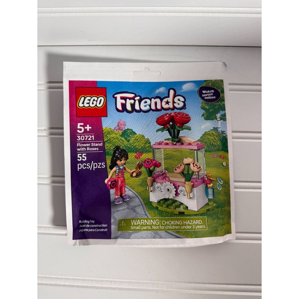New LEGO Friends (30721) Flower Stand with Roses
